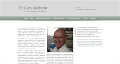 Desktop Screenshot of drgaryjackson.co.uk